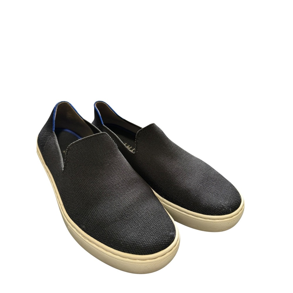 Rothy's The Sneaker Women 9 Charcoal black Excellent Washable Slip On Shoes